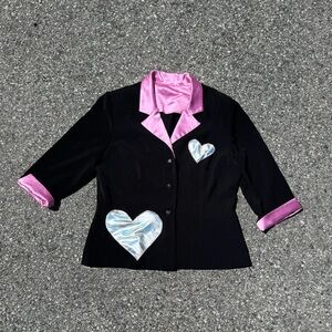 🖤💖 Y2K Heart Blazer